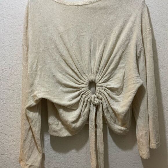 Lush cream top velvet size S - Picture 3 of 9